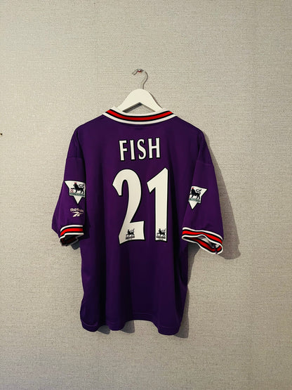 Bolton Wanderers away football shirt 1997/98 Fish Large