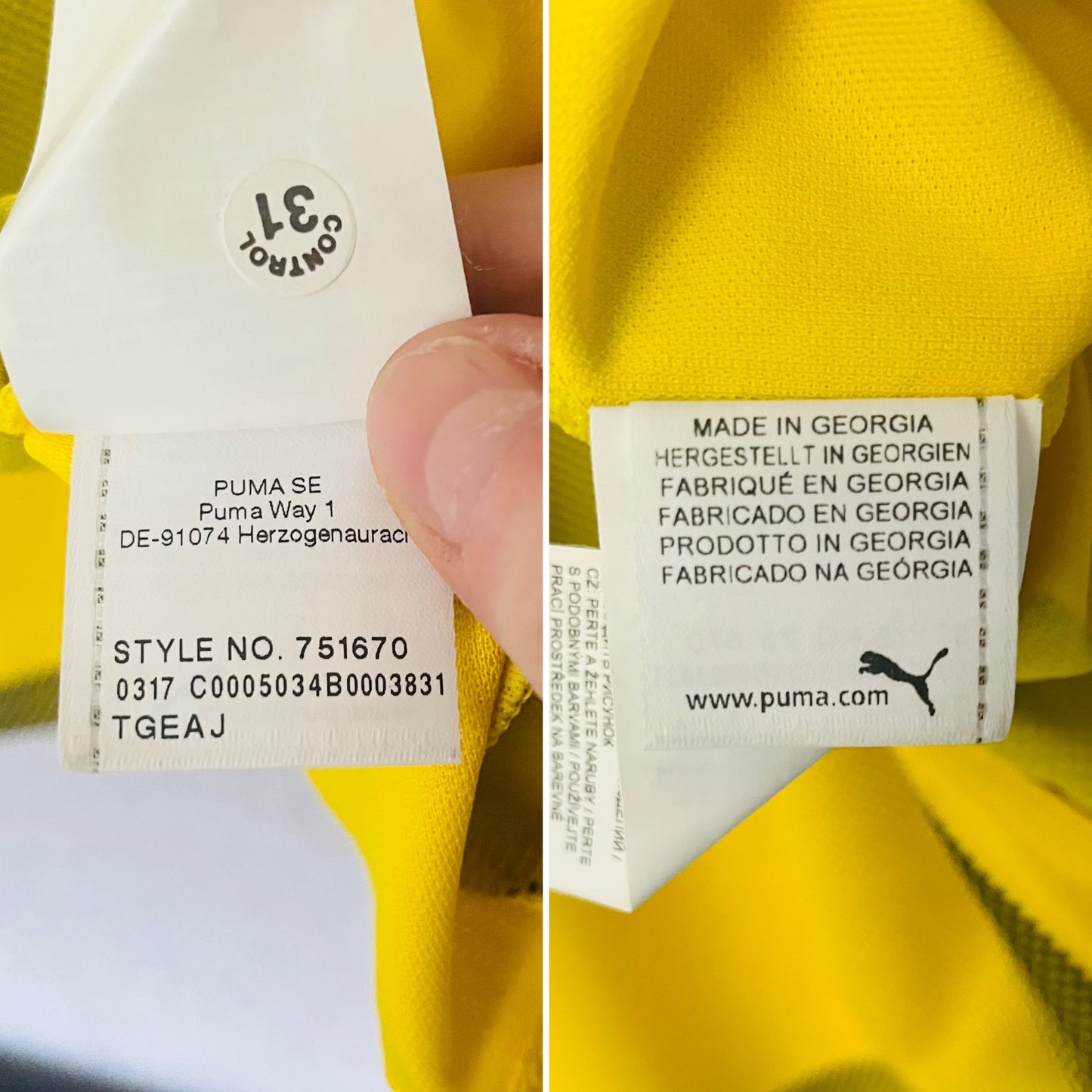 Borussia Dortmund home football shirt 2017/18 Reus Medium