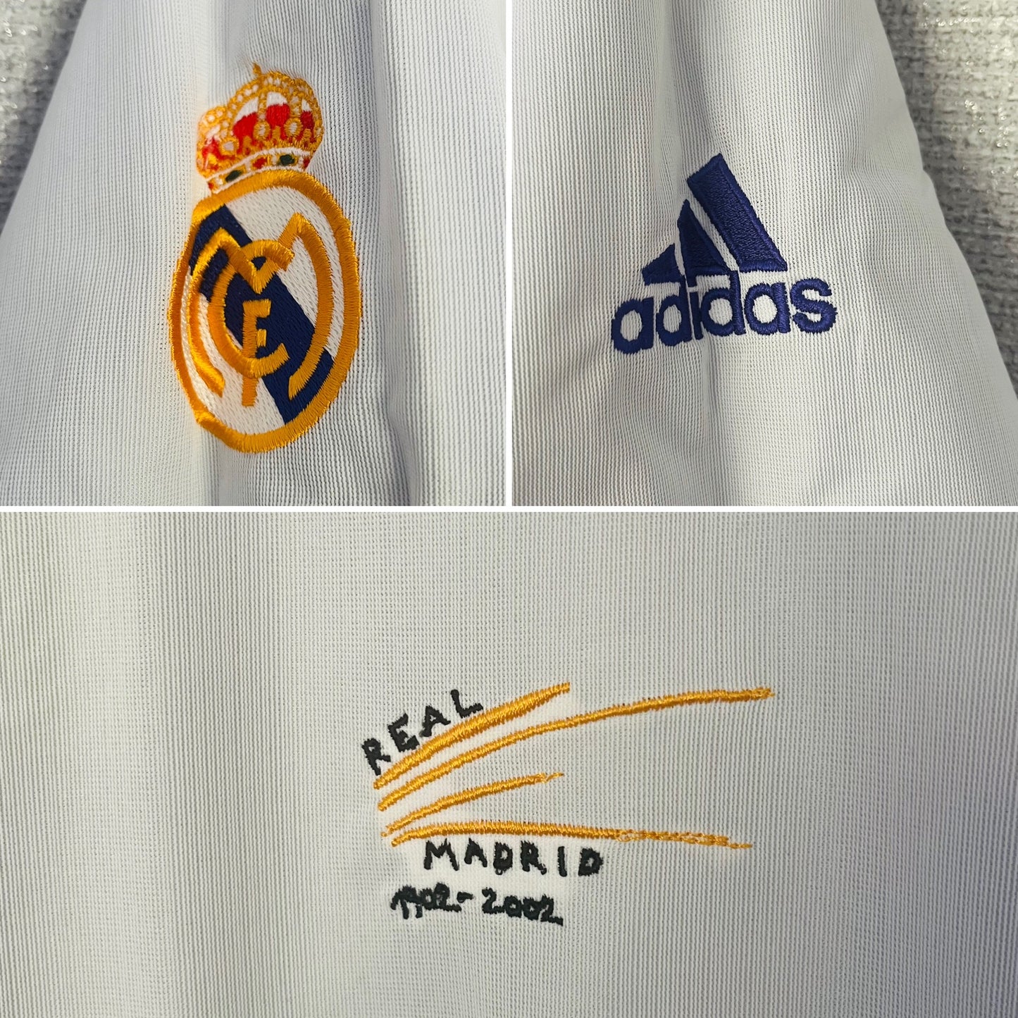 Real Madrid third reversible football shirt
2002/03 Zidane Small