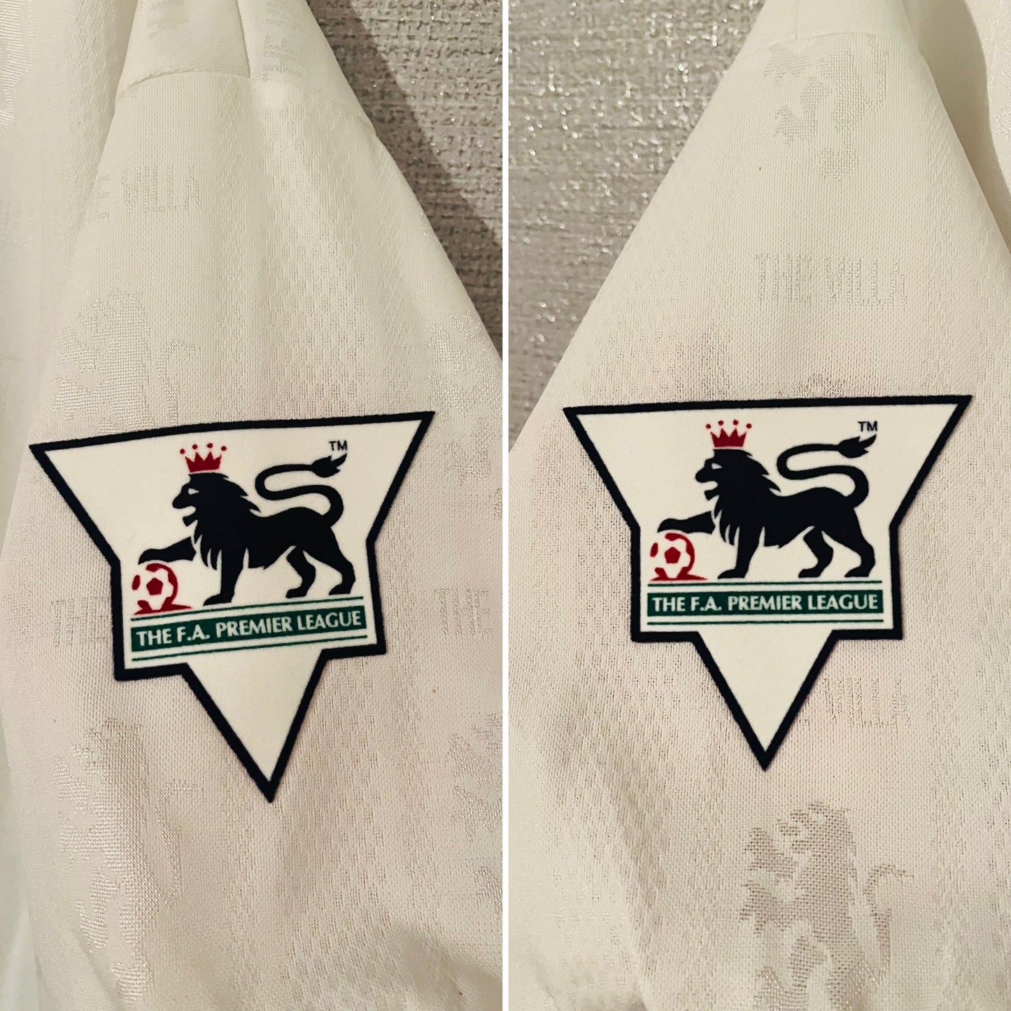 Aston Villa away football shirt 1997/98 Milosevic Large