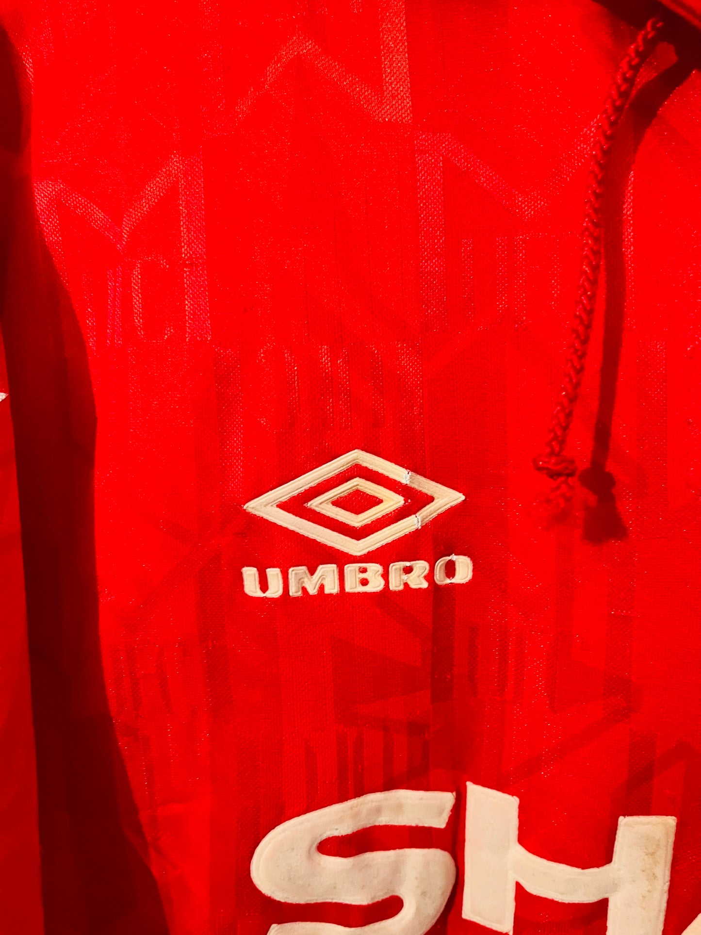 Manchester United home football shirt 1993/94 Irwin Large