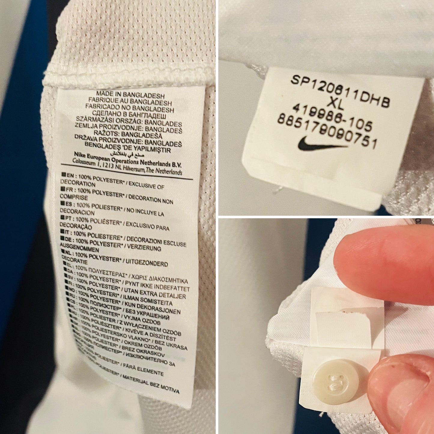 Inter Milan away football shirt
2011/12 Zanetti XL