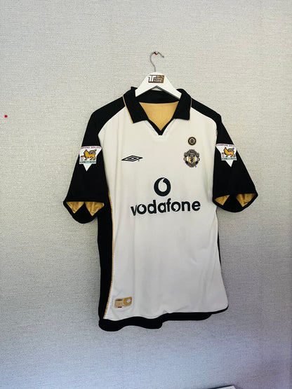 Manchester United away reversible football shirt 2001/02 Forlan Large