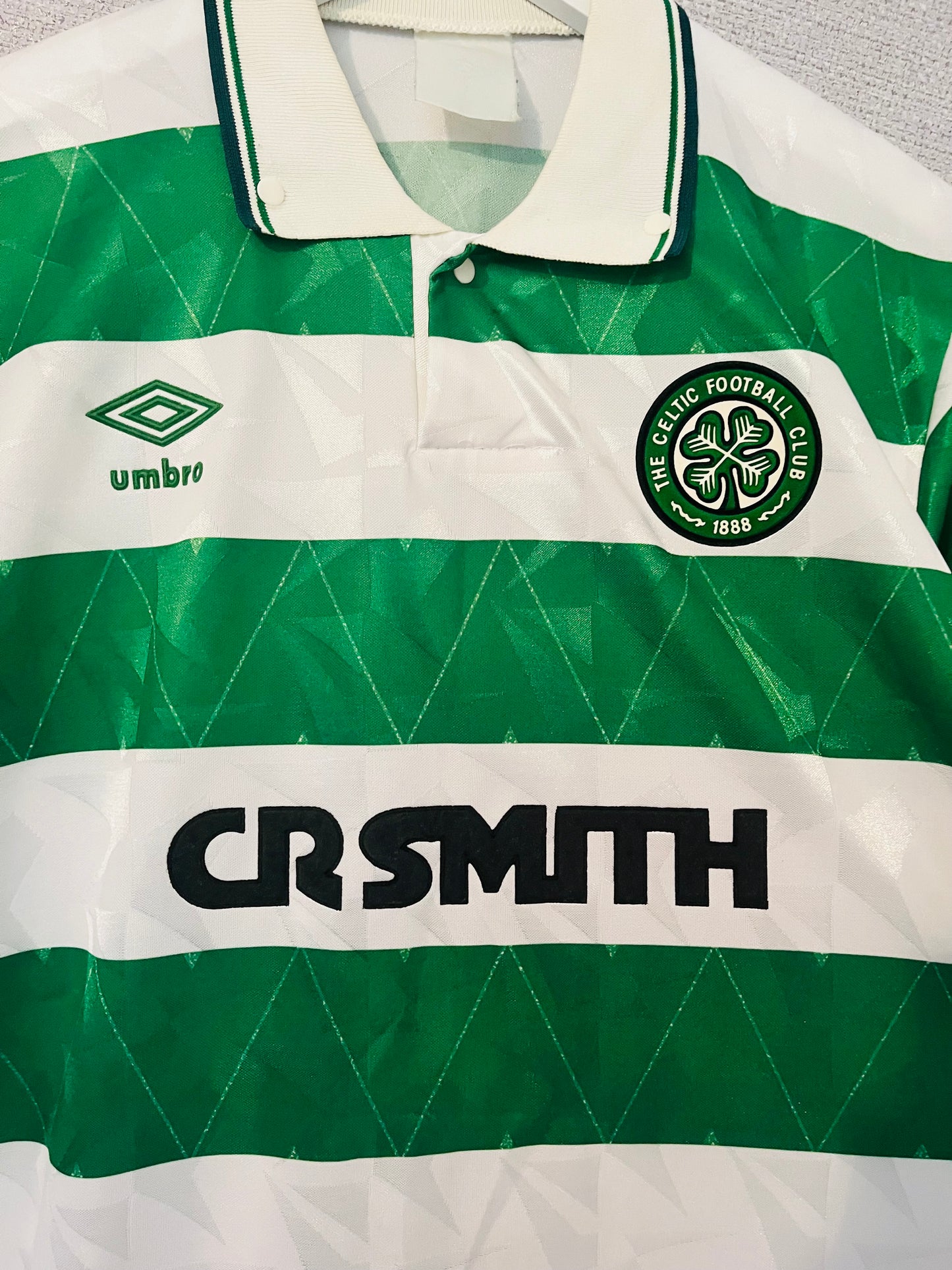 Glasgow Celtic home football shirt 1989/91 XL
