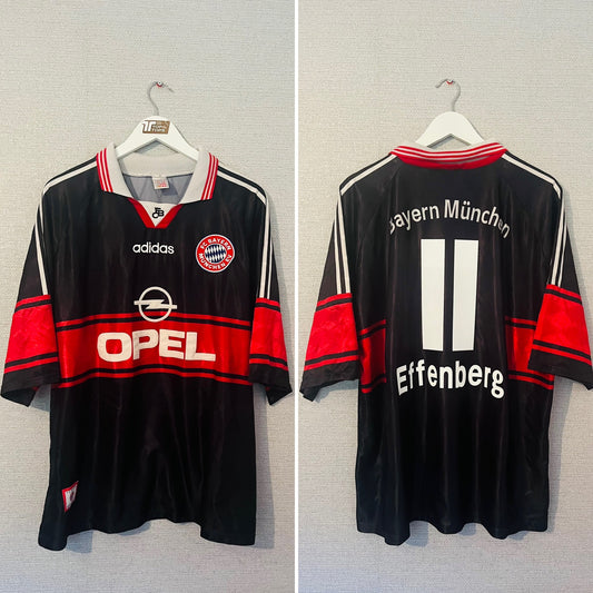 Bayern Munich home football shirt 1997/98 Effenberg XXL