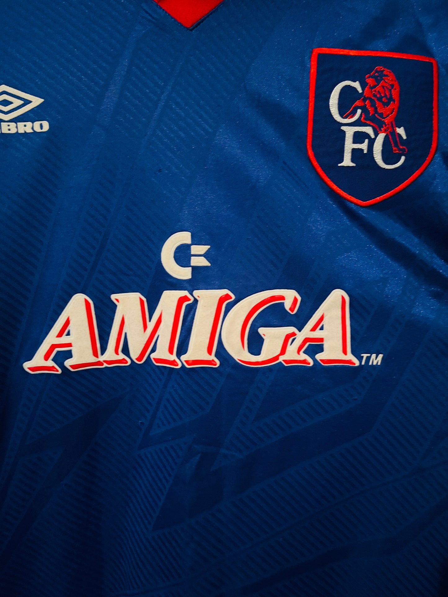 Chelsea home football shirt 1993/94 Peacock Medium