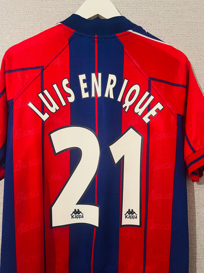 Barcelona home football shirt 1997/98 Luis Enrique Medium