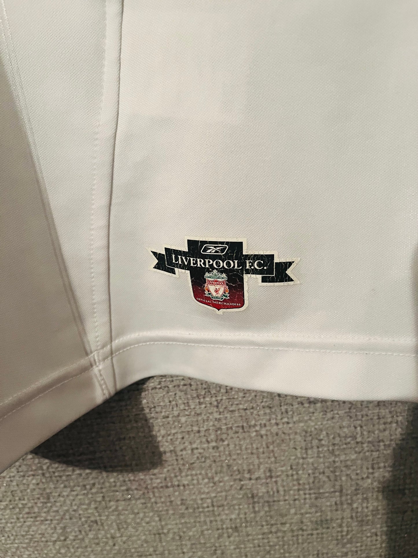 Liverpool away football shirt 2003/04 Baros XXL L/S