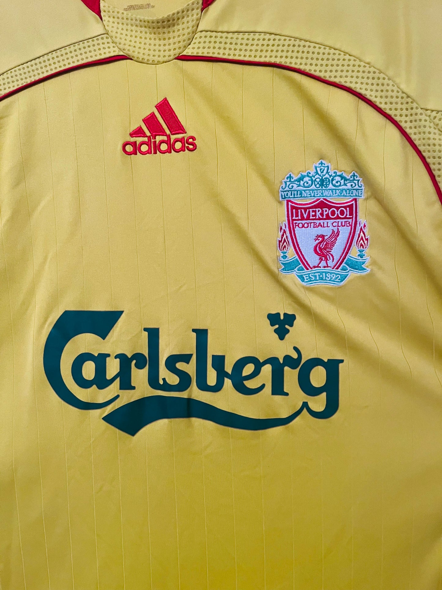 Liverpool away football shirt 2006/07 Gerrard Large