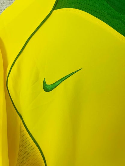 Brazil home football shirt 2004/06 Ronaldo Large