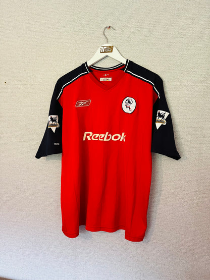 Bolton Wanderers away football shirt 2003/04 Okocha L/XL