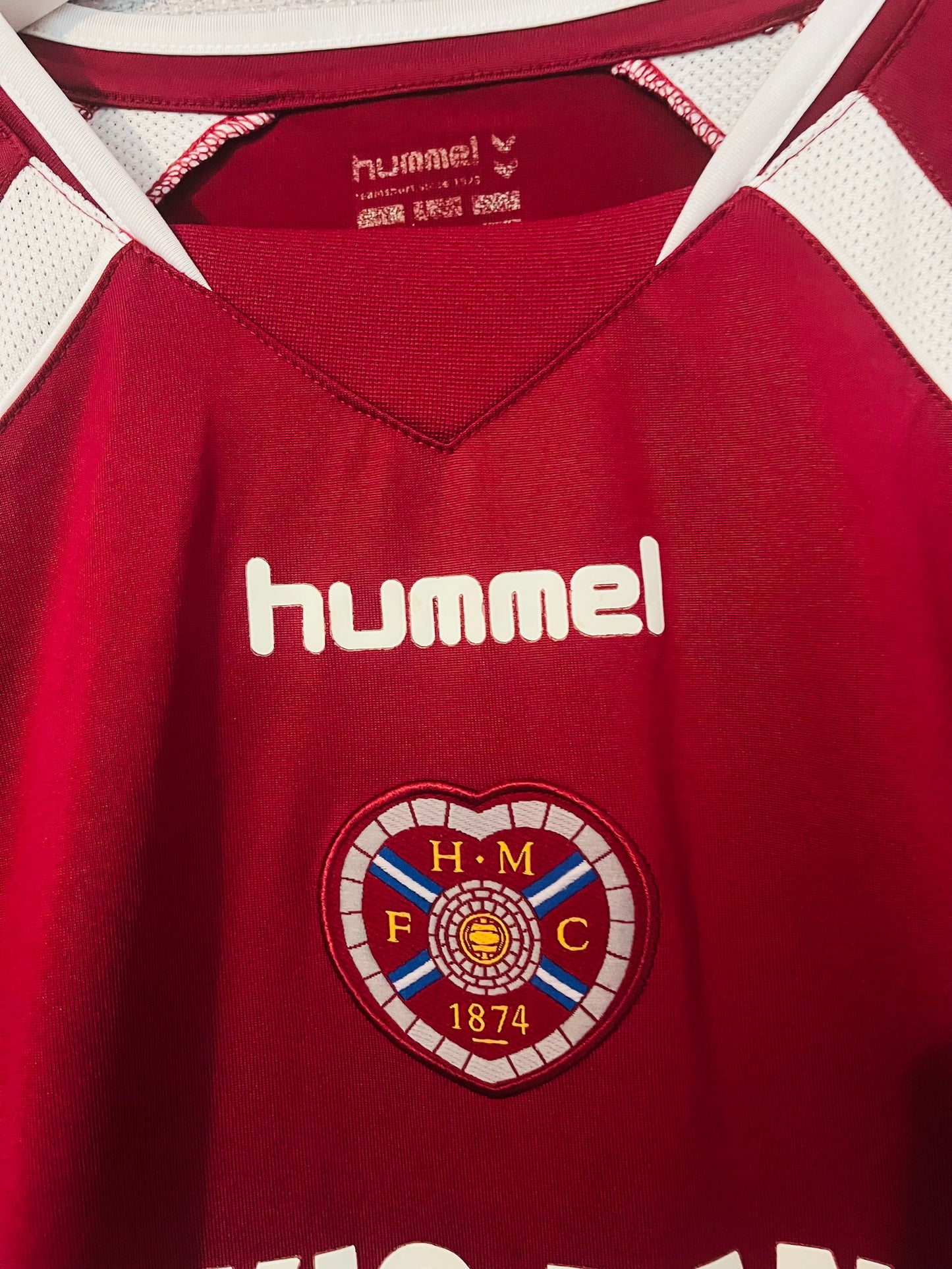 Heart of Midlothian home football shirt Hearts 2006/07 Large