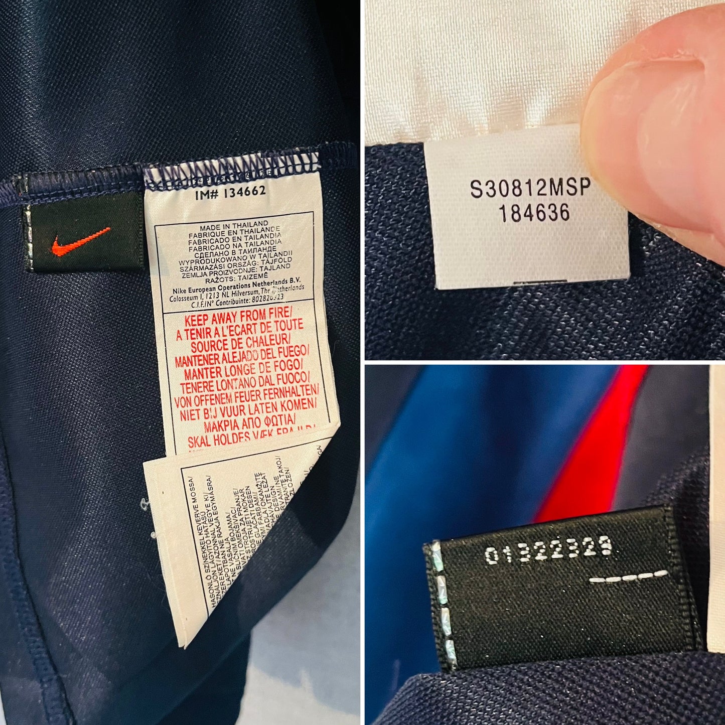 Barcelona away football shirt 2003/04 Ronaldinho Large