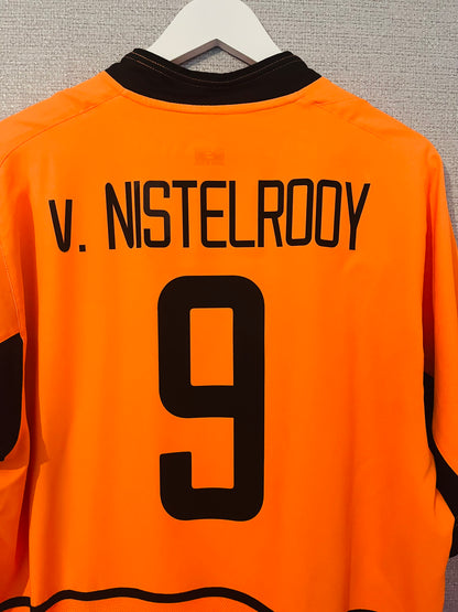 Holland Netherlands home football shirt 2002/04 Van Nistelrooy Large