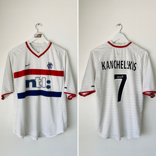 Glasgow Rangers away football shirt 2000/01 Kanchelskis Large