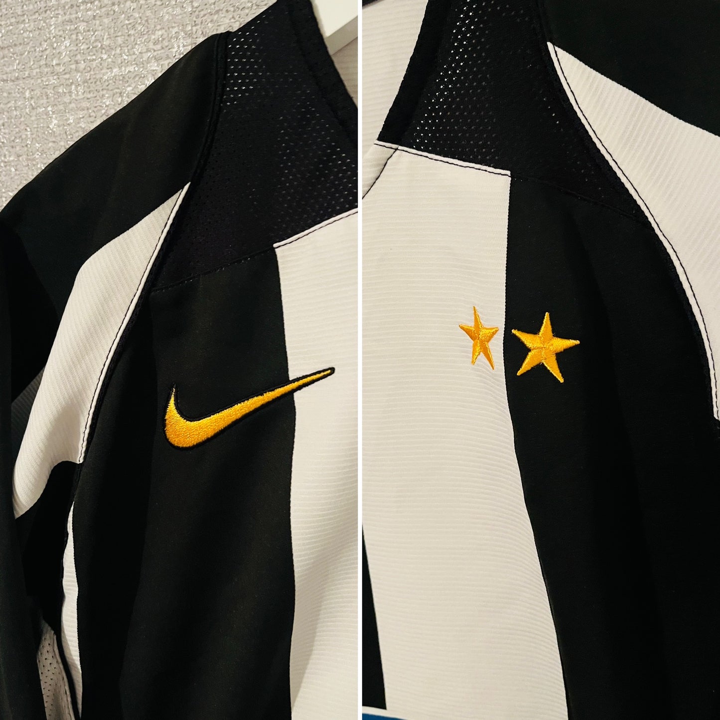 Juventus home football shirt 2004/05 Trezeguet Large