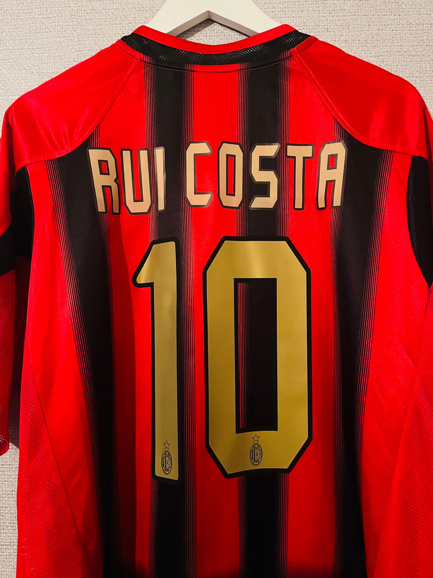 AC Milan home football shirt 2004/05 Rui Costa Large