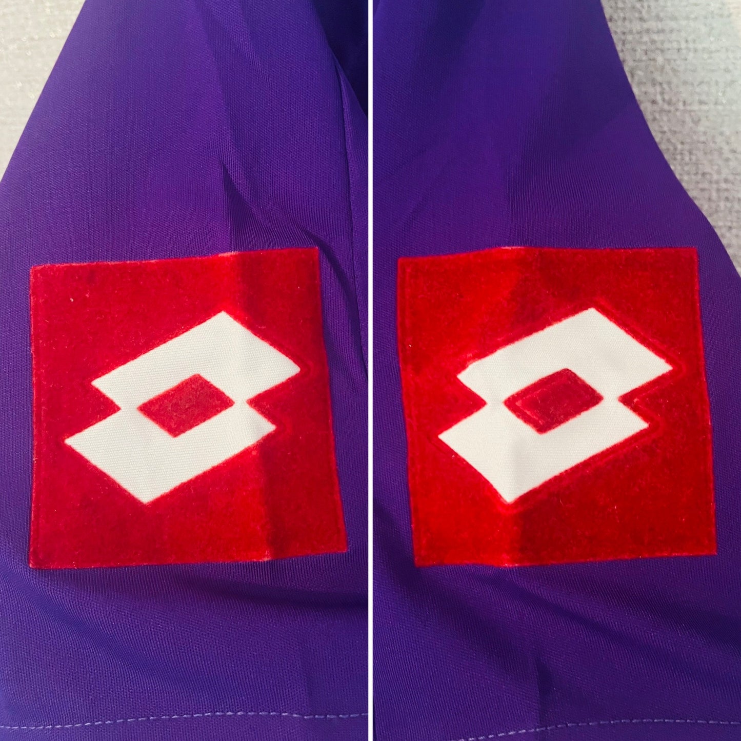 Fiorentina home football shirt 2007/08 Vieri Large