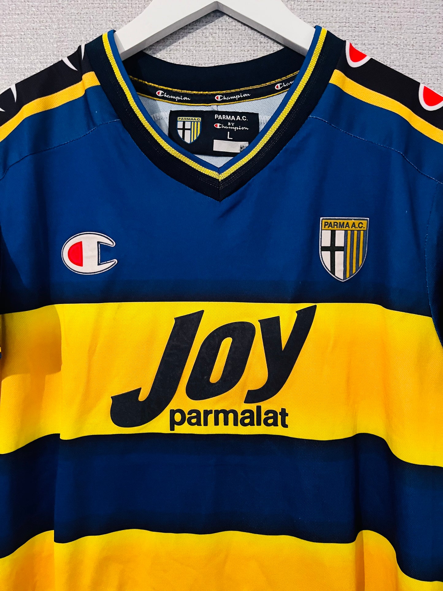 Parma home football shirt 2001/02 Nakata Large