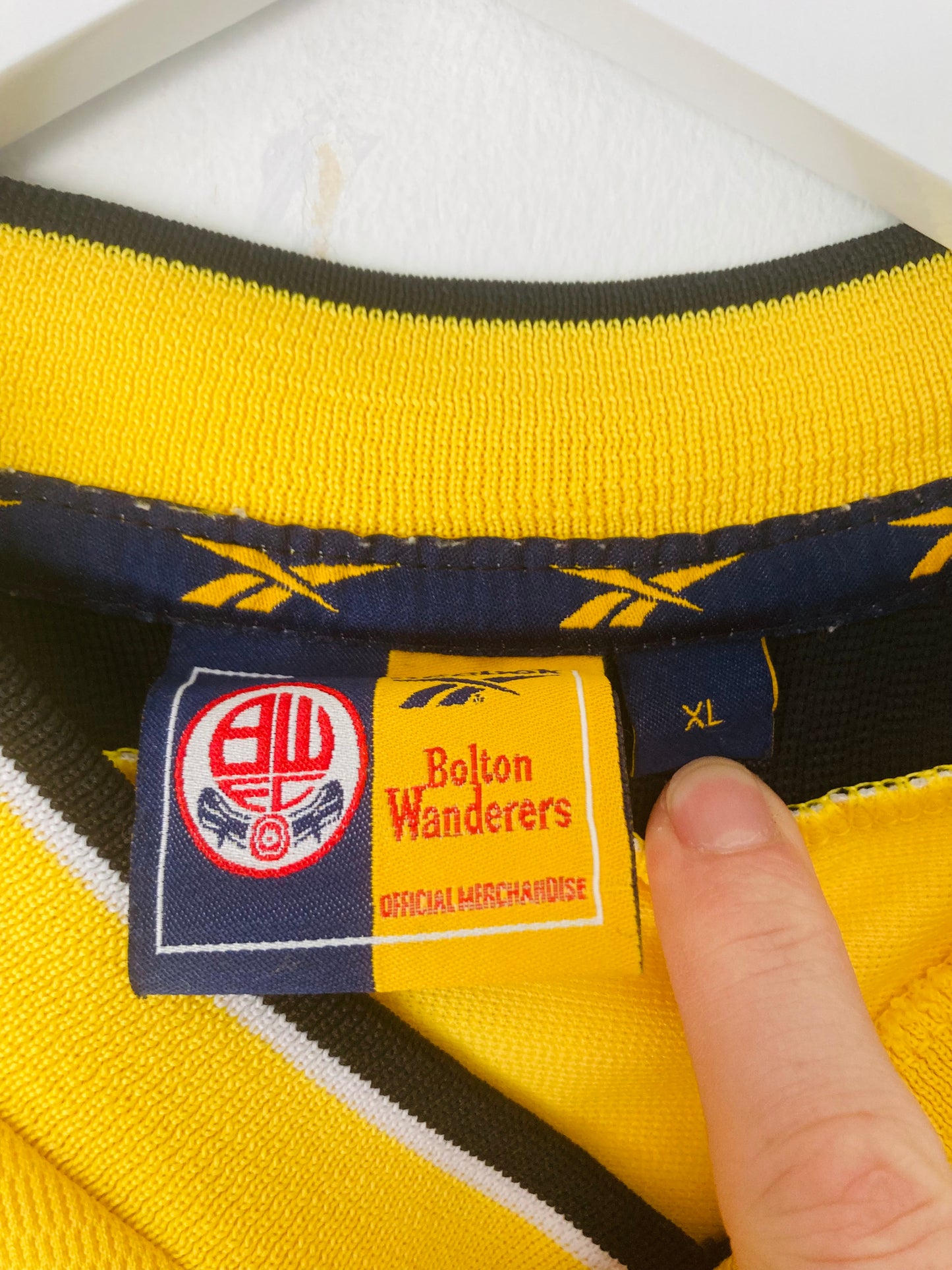 Bolton Wanderers away football shirt (player version)
1998/2000 Johansen XL