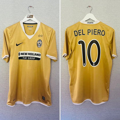 Juventus away football shirt 2008/09 Del Piero Medium