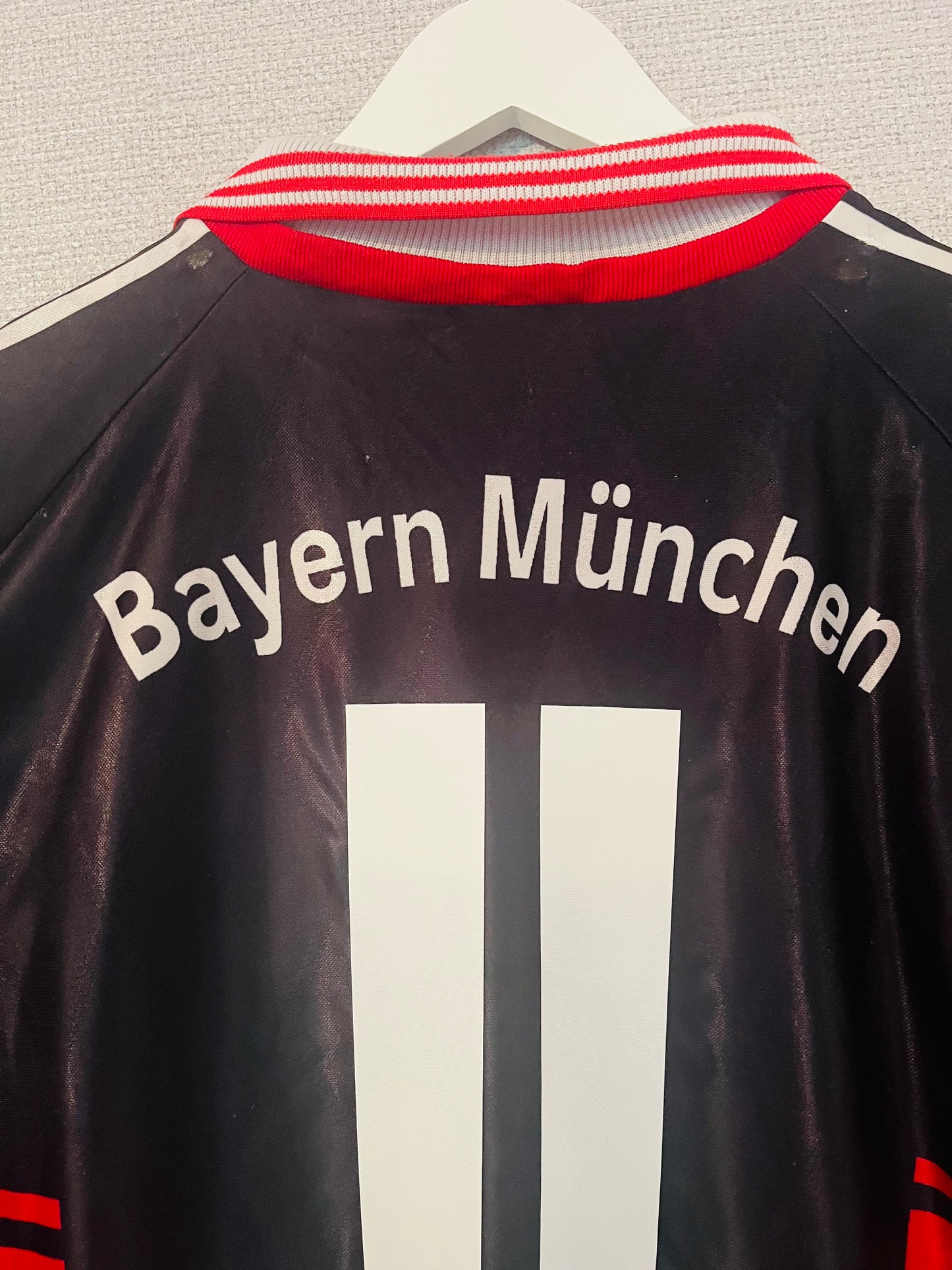 Bayern Munich home football shirt 1997/98 Effenberg XXL
