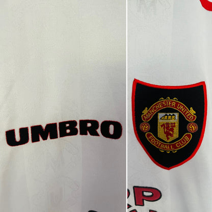 Manchester United away football shirt 1997/99 Beckham XXL
