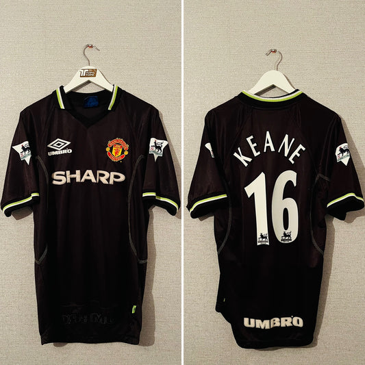 Manchester United third football shirt 1998/99 Keane Large