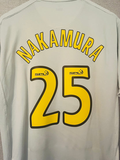 Glasgow Celtic away cup football shirt 2006/08 Nakamura large