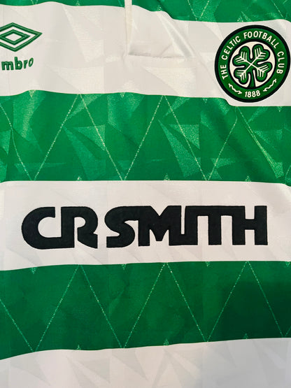 Glasgow Celtic home football shirt 1989/91 XL