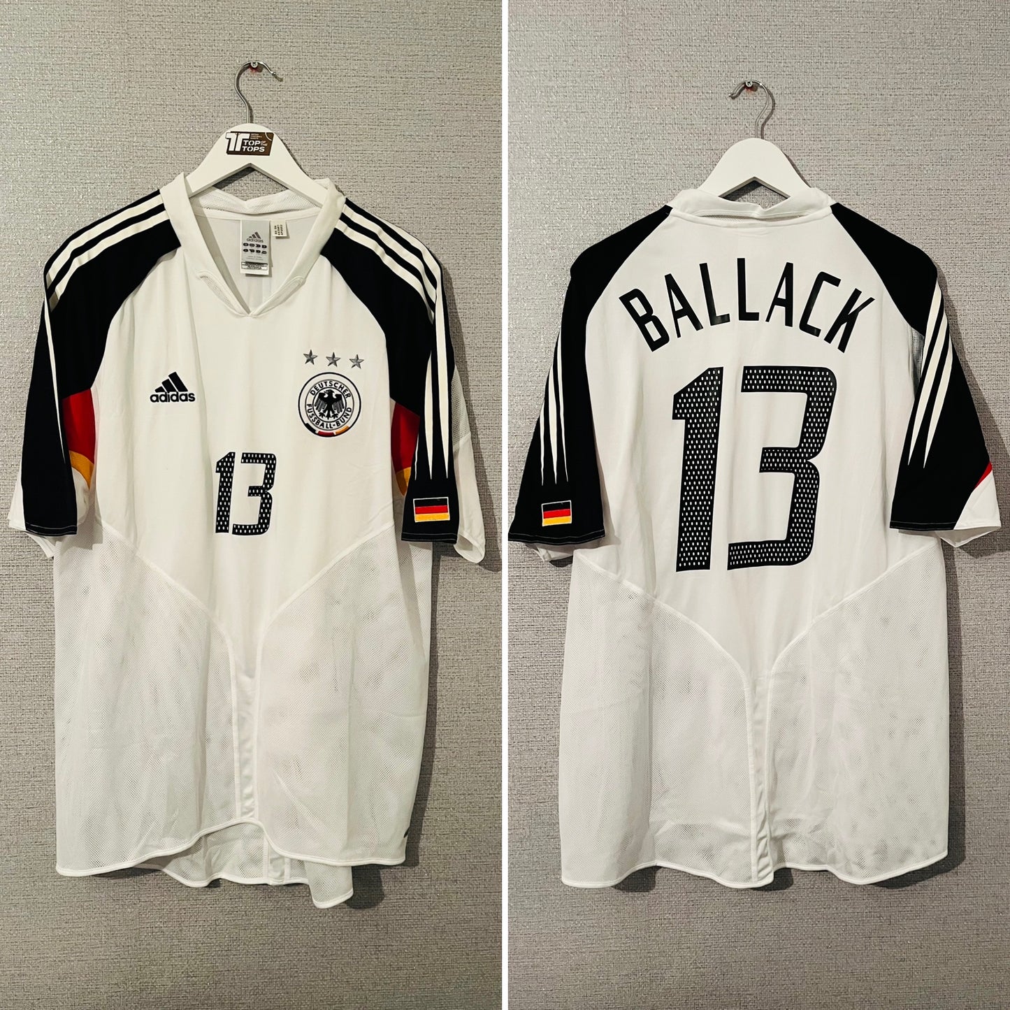 Germany home football shirt 2004/06 Ballack XL