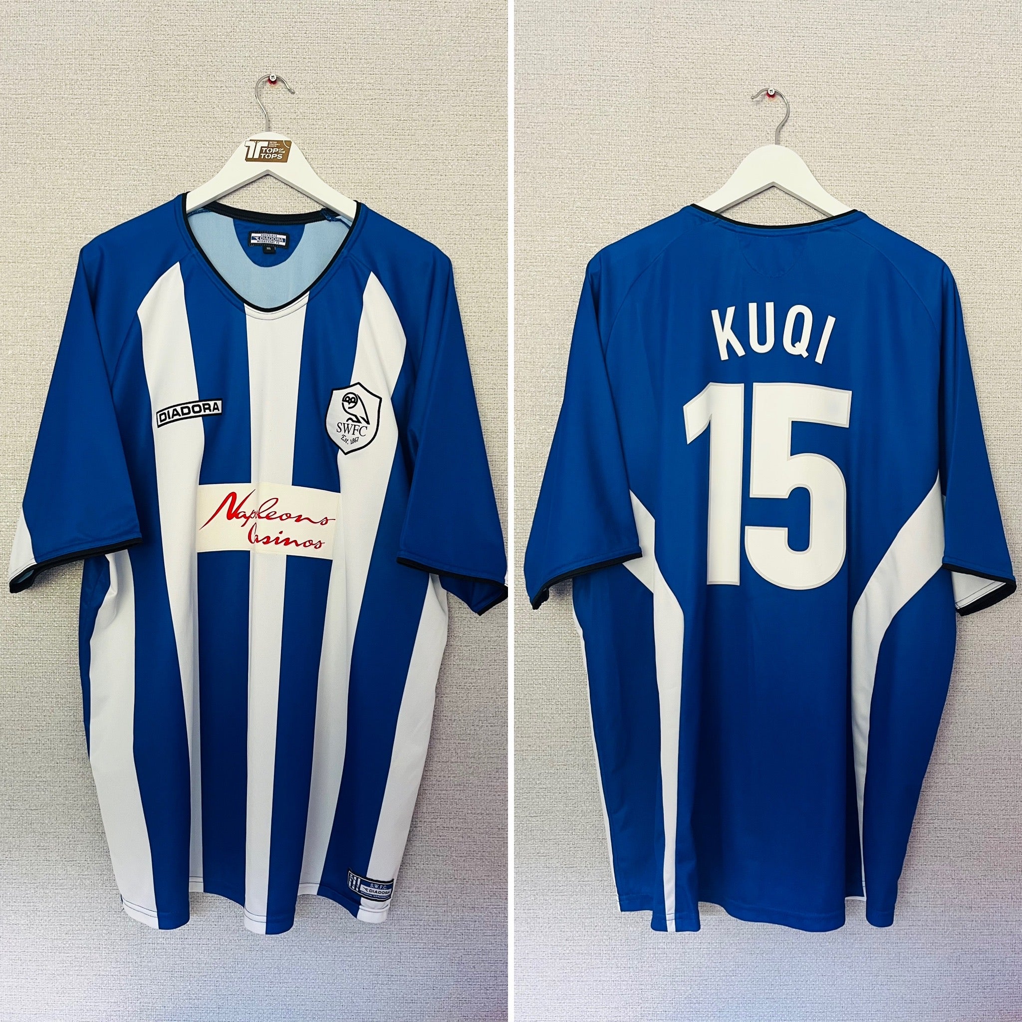 99-00(H)シェフィールド・ウェンズデイFCユニフォーム半袖　デッドストック 99-00(H)シェフィールド・ウェンズデイFCユニフォーム半袖 デッド