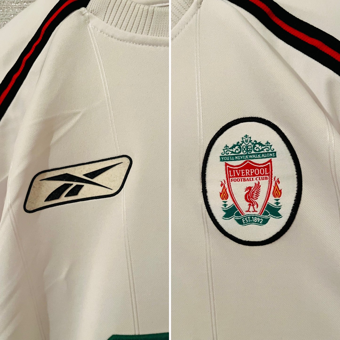 Liverpool away football shirt
2003/05 Hyypia Medium