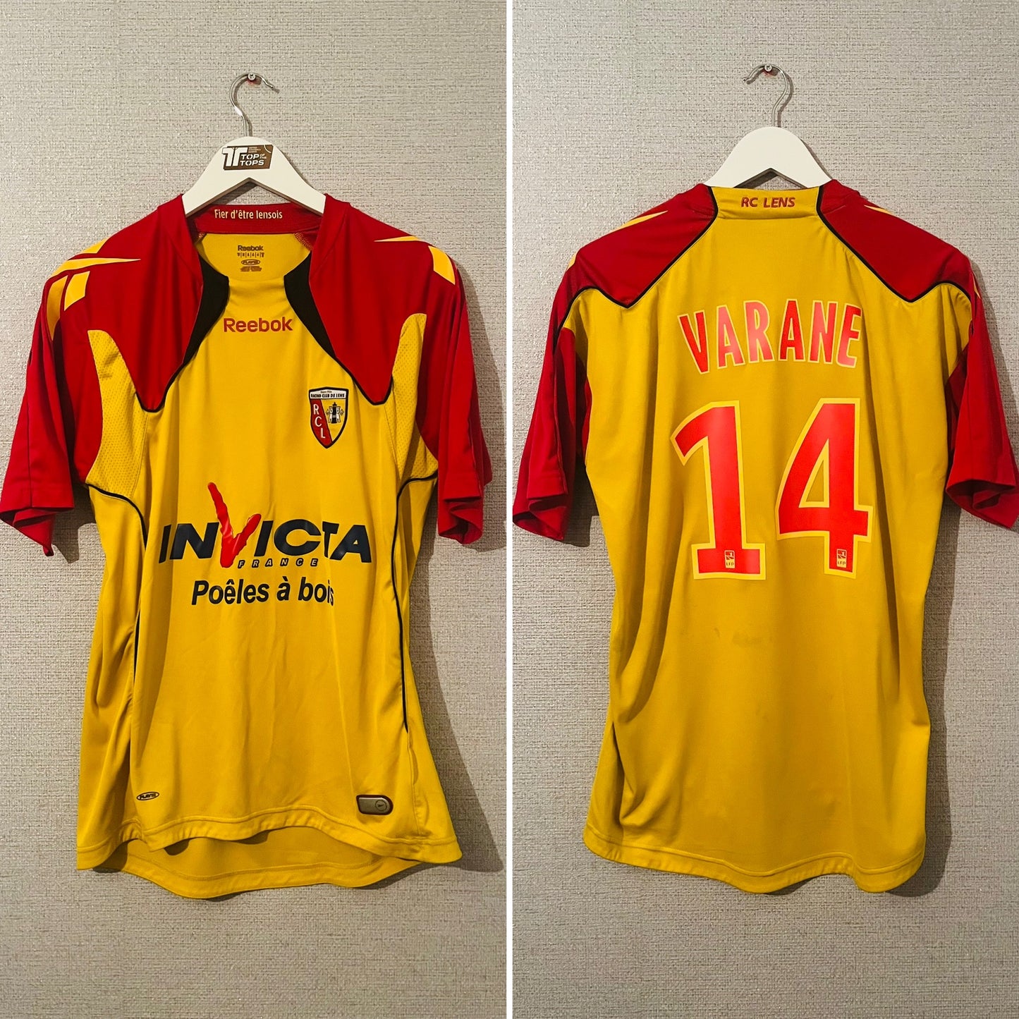 Lens home football shirt 2010/11 Varane Medium