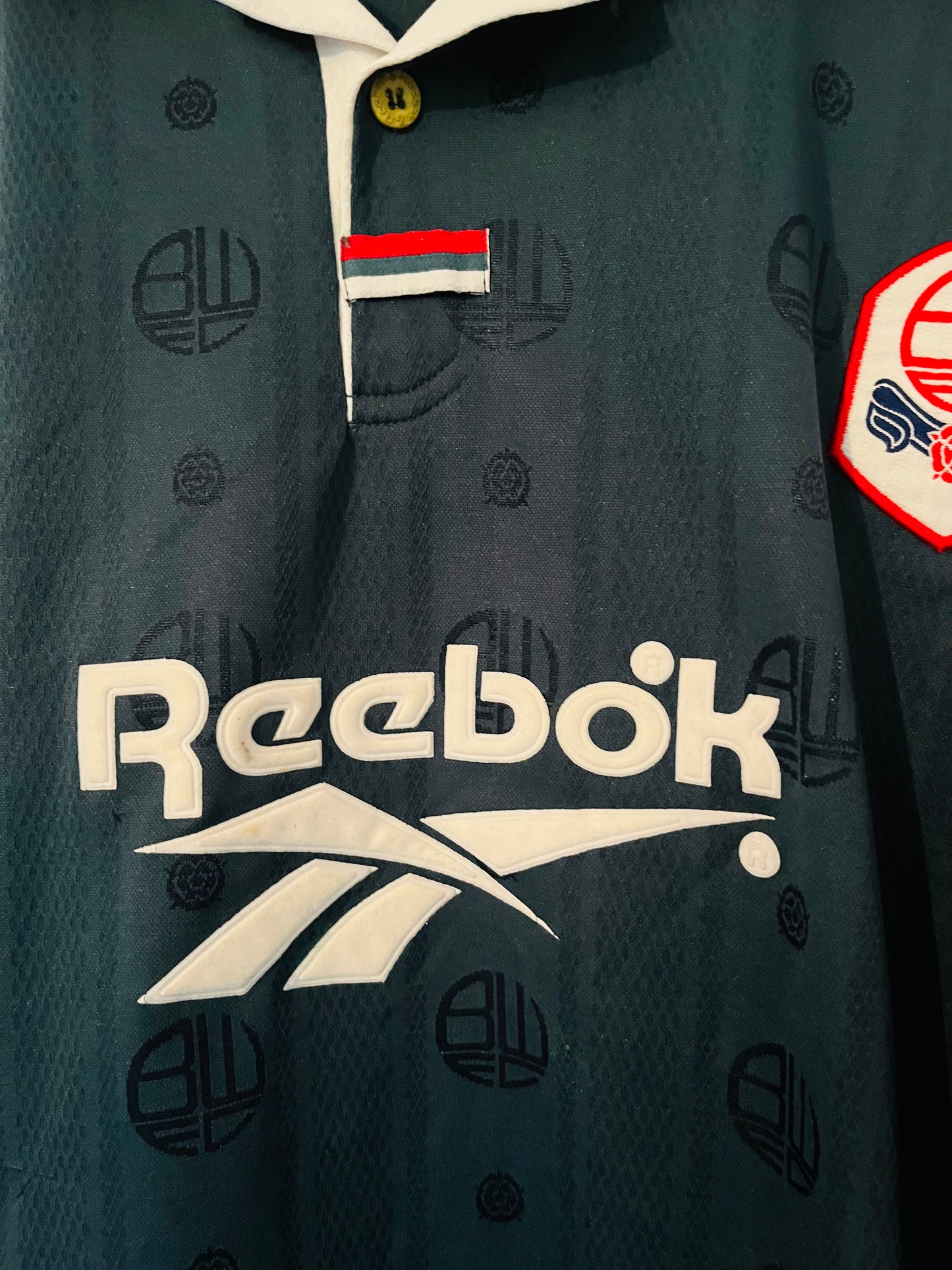 Bolton Wanderers away football shirt 1996/97 XXL