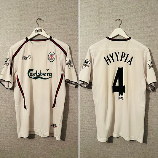 Liverpool away football shirt
2003/05 Hyypia Medium