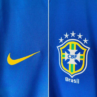 Brazil away football shirt 2008/10 Ronaldinho XL