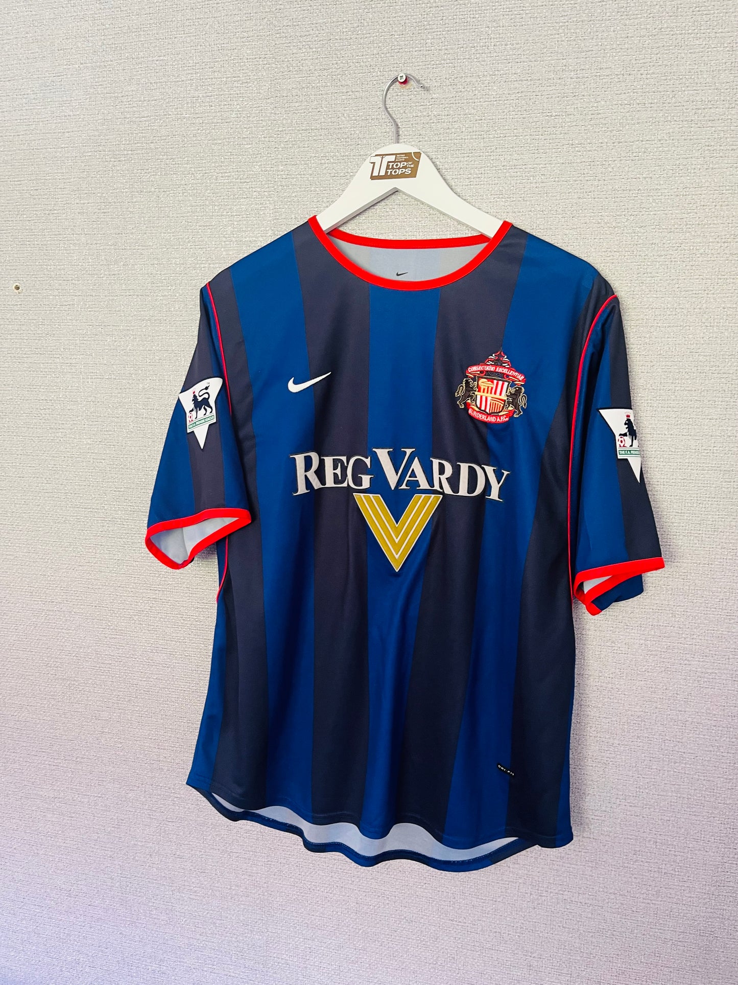 Sunderland away football shirt 2001/02 Phillips Large
