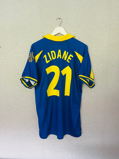 Juventus third football shirt 1998/99 Zidane XL