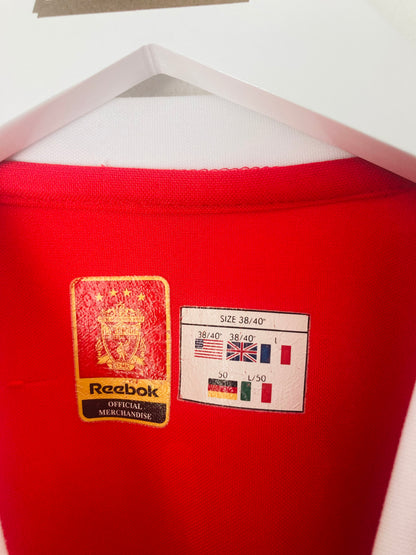 Liverpool home football shirt 2001/03 Litmanen Medium