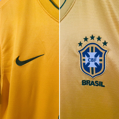 Brazil home football shirt 2012/13 Kaka medium
