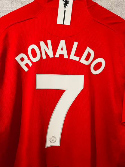 Manchester United home football shirt 2008/09 CR7 XL