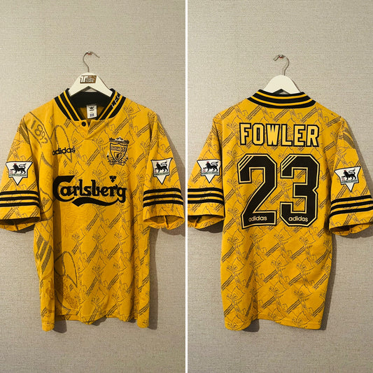 Liverpool third football shirt 1993/95 Fowler Large
