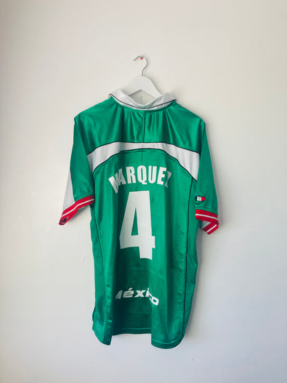 Mexico home football shirt 2000/01 Marquez XL