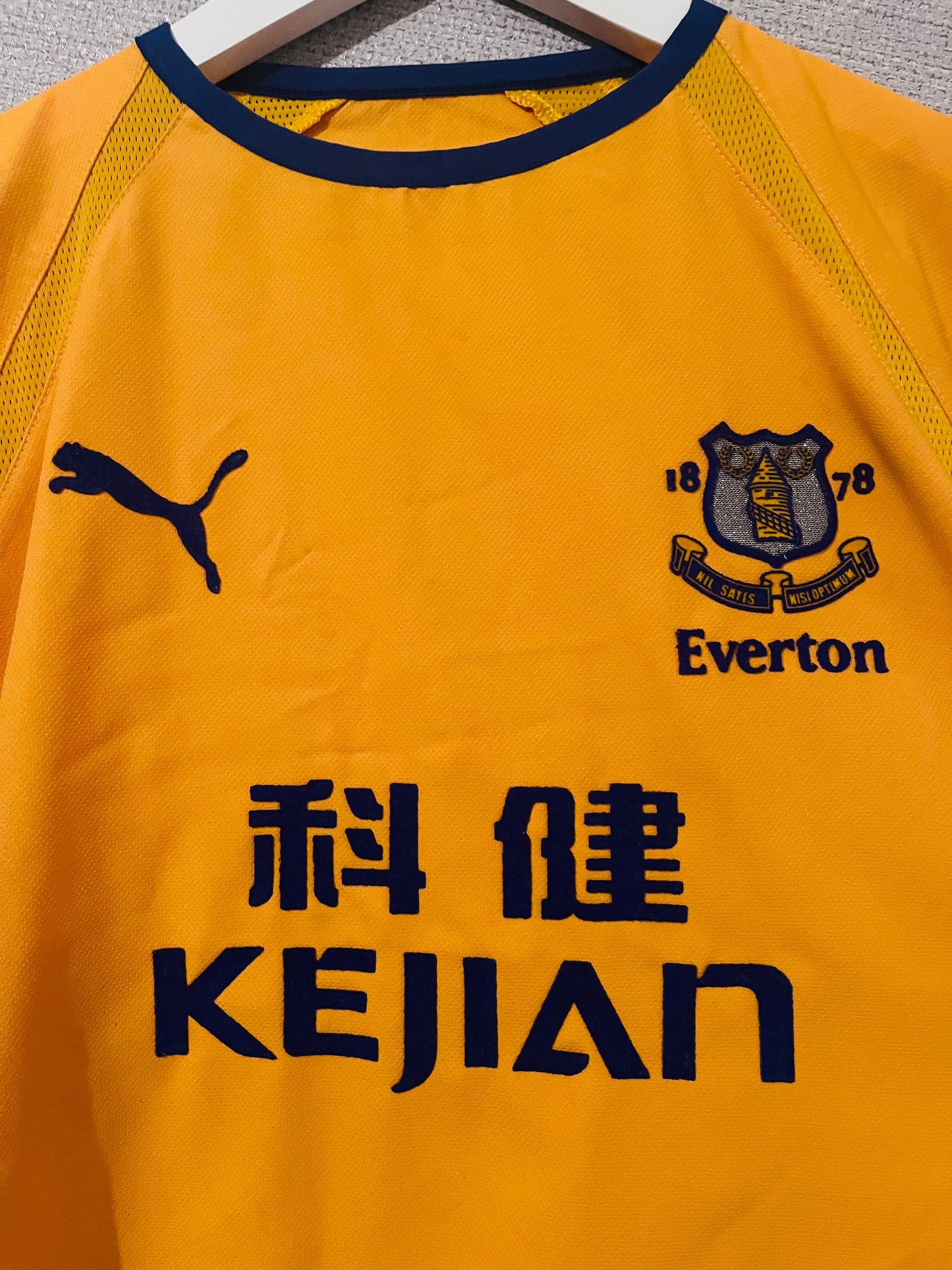 Everton away football shirt 2003/04 Rooney Medium