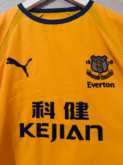 Everton away football shirt 2003/04 Rooney Medium