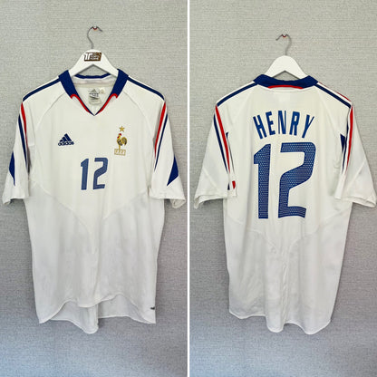France away football shirt Euro 2004 Henry XL