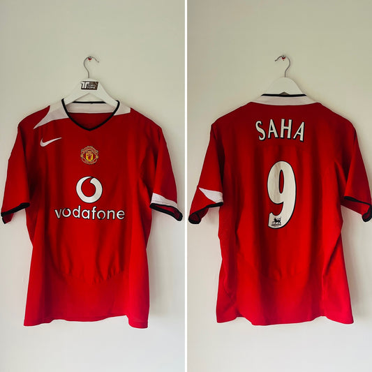 Manchester United home football shirt
2004/06 Saha Medium