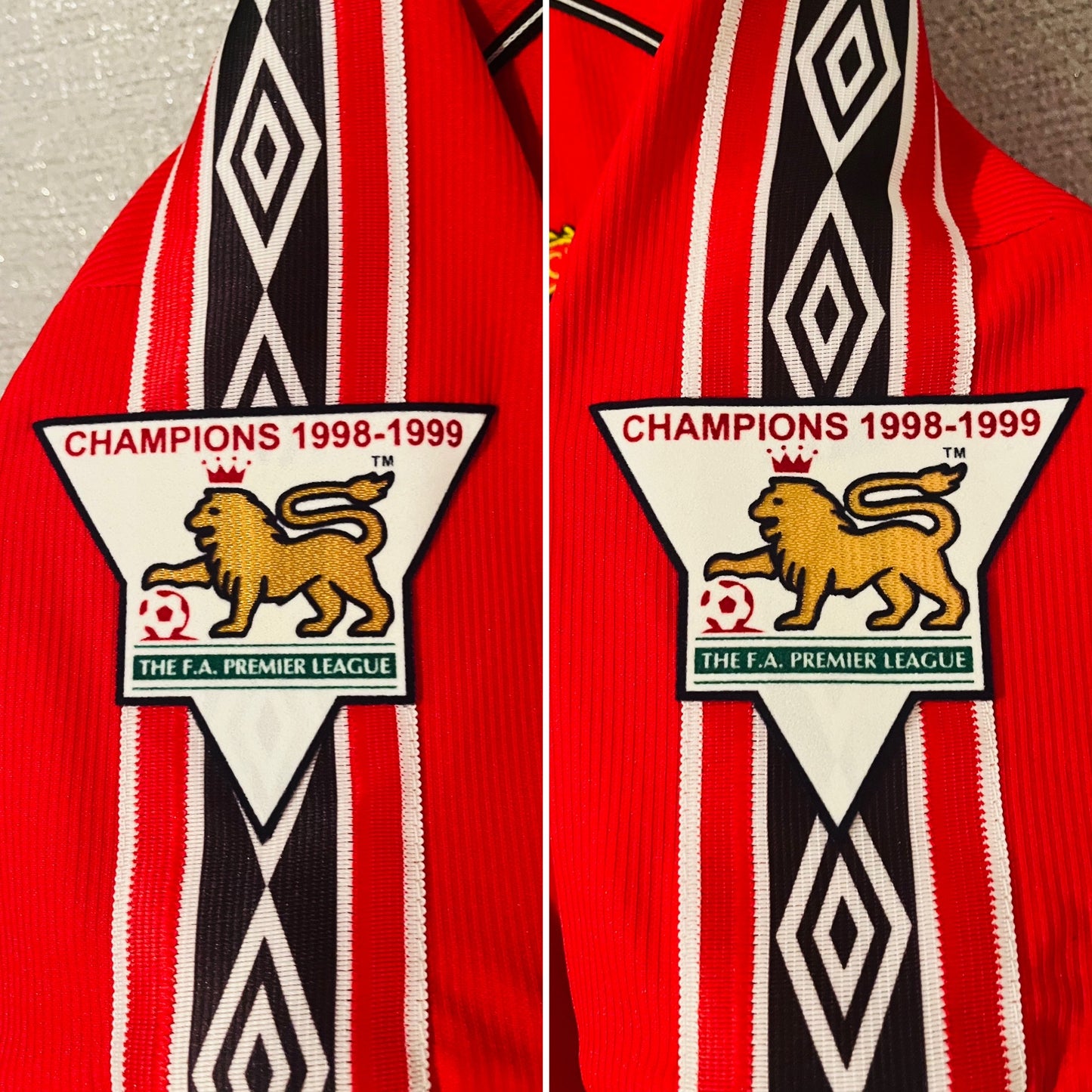 Manchester United home football shirt 1999/2000 Keane XL