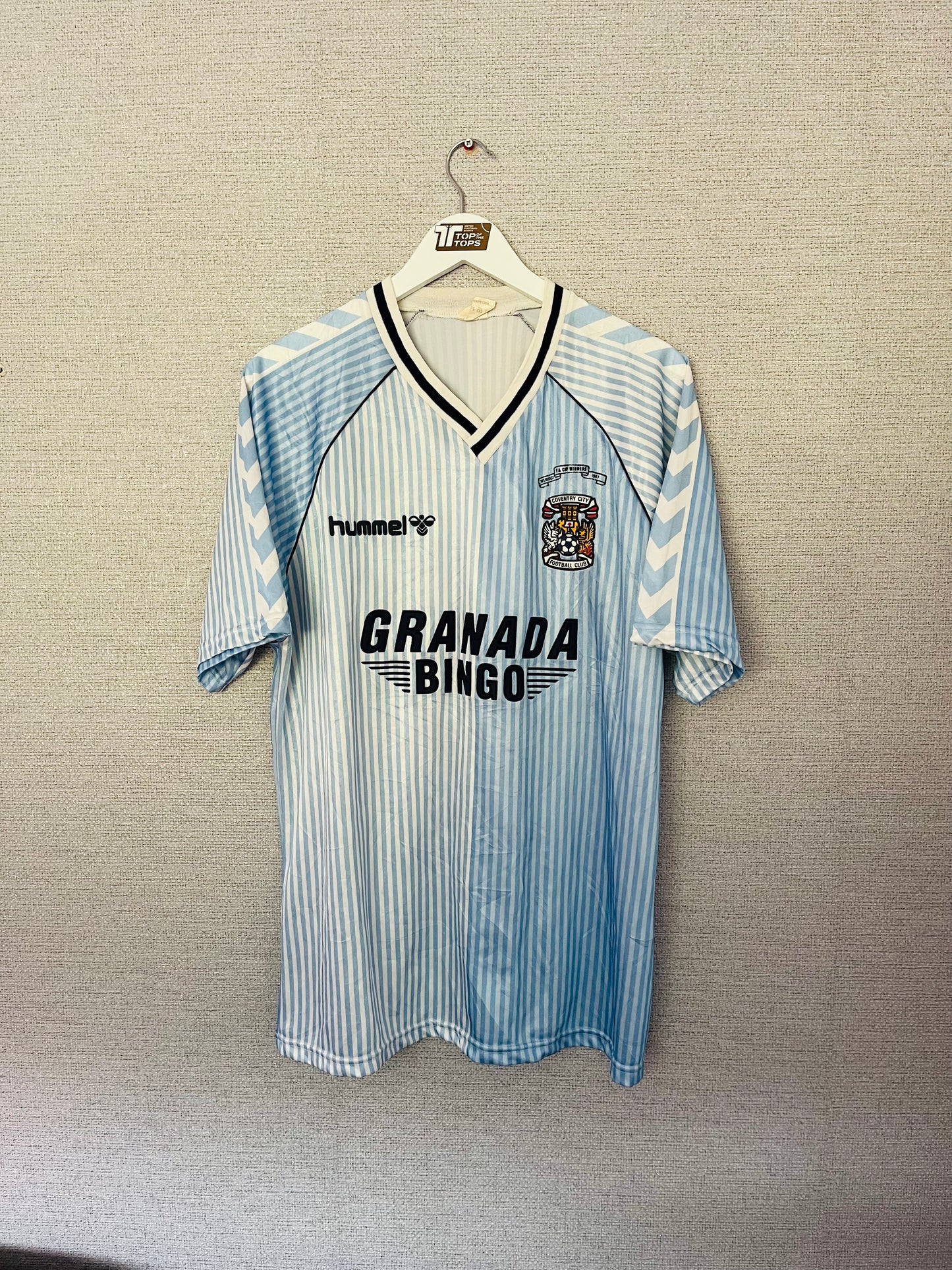 Coventry City home football shirt 1987/89 XL
